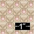 Edwardian Kenilworth Dollhouse Wallpaper.