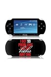 MusicSkins Sneaktip - 99 Problems - Gaming Skins,Accessories for Unisex, Sony PSP Slim,Black