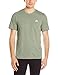 adidas Performance Men's Aeroknit Short Sleeve Tee, Base Green/Colored Heather, Small