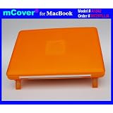 Orange mCover® Hard Shell Cover Case for Unibody White MacBook 13-inch (Model No. A1342, Order # MC207LL/A, released after Oct. 20, 2009)