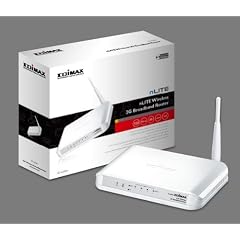 Edimax 3G-6200n Drahtloser 3G-Breitbandrouter mit Drucker IAS Fast 4 x RJ45 + 1 x DSL / Cable + 1 x USB + AP