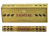 Sandal (Sandalwood) - Box of Six 20 Gram Tubes - HEM Incense