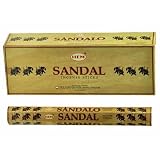Sandal (Sandalwood) - Box of Six 20 Gram Tubes - HEM Incense