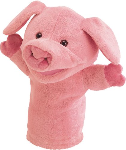 Childrens Toyshop  Toys : Gund: Pig Puppet with Sound