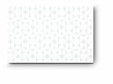 Citta Design 'Hana' Rectangular Placemats, White, Set of Four High Grade Polymer Placemats, 18x12 inches
