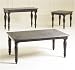 Broyhill Bridler Rectangular Cocktail Table Set in Weathered Black Bridler Occasional Series