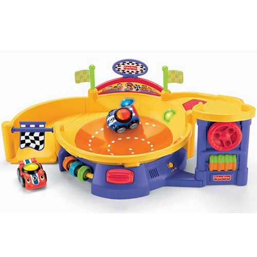 Fisher Price Roll 'n Racers Spinning Sounds Speedway 41NpmoRFUQL Baby Toys