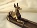 Bronze Anubis Egyptian Incense Burner God Candle Holder Gift