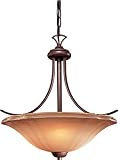 Minka Lavery Lights 1642-156 Foyer Pendant - Noble Bronze Marche Traditional Indoor Lighting