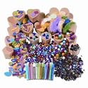 Chenille Kraft 1721 Papier-mache box activity pack, decorating items