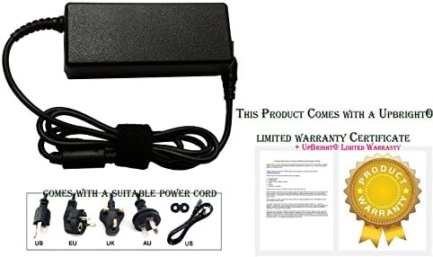 UpBright® NEW Global 19.5V 3.33A 65W AC / DC Adapter For HP Pavilion 14-b109wm 14-b124us 14-b150us; HP Pavilion Sleekbook 14-b031us 14-b032wm; HP Pavilion Sleekbook 14-b017cl 14-b017nr 14-b019us Laptop Notebook PC 19.5VDC 3.33 Amp 65 Watt Power Supply Cord Cable PS Battery Charger Input: 100 - 240 VAC Worldwide Use Mains PSU