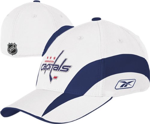 Washington Capitals -White- Platinum Practice Flex Hat