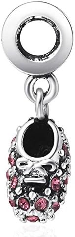 You Choose Multi-Selection Silver Charms Pendents Beads Fits Pandora &amp; Similar Bracelets (Baby Shoe)