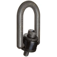 CM 433614 Forged Hoist Ring, 5/8"-11 Thread, 1" Bolt Length, 4000 lbs Working Load Limit