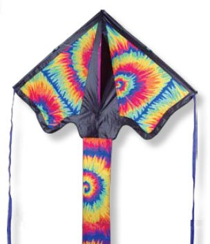 Childrens Toyshop  Toys : Tie Dye Jumbo Easy Flyer Kite by Premier Kites