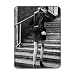 Clothing - Stockings Seamed stockings feature. Model walks up steps. November 1968 - iPad Cover (Protective Sleeve) - Art247 - IPads 1 And 2