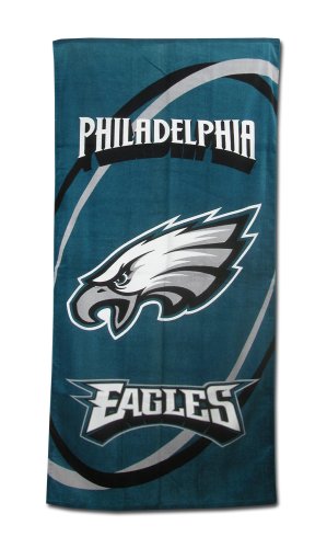 Philadelphia Eagles Fiber Reactive Pool/Beach/Bath Towel (Team Color)