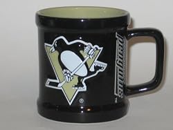 PITTSBURGH PENGUINS Ceramic Sculpted (2 ounce) SHOT MUG