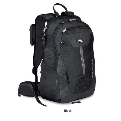 High Sierra Seeker Frame Backpack, Black/Black