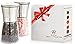 Silva Salt and Pepper Grinder Set + Matching Stand | Salt and Pepper Grinder Shakers - Salt Grinder - Pepper Grinders