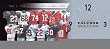 Atlanta Falcons 7X16 Clock - Memorabilia