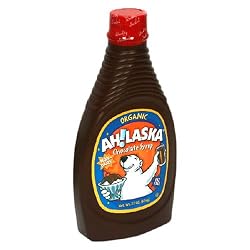 AH!Laska Organic Chocolate Syrup, 22-Ounce Bottles (Pack of 4)