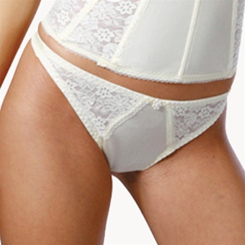 Dominique Lace Trimmed Thong Style 349