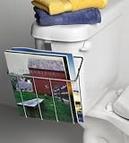 Over the Tank Magazine Rack- Chrome