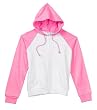 Ladies' 7.5 oz. Two-Tone Full-Zip Raglan Hoodie