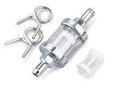 Biker's Choice CLEAR-VIEW FUEL FILTER Fuel Filters Glass Fuel Filter 1/4 in Fits 1/4 I.D. Hose - 71423