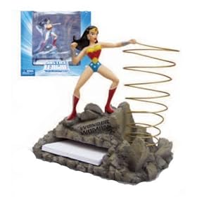 Justice League Unlimited Desk Set - Wonder Woman Notepad and Pen Holder by Justice League Unlimited