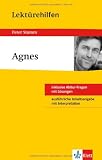 Produkt-Bild: Lekt&uuml;rehilfen Peter Stamm "Agnes": inklusive Abitur-Frage mit L&ouml;sungen. Ausf&uuml;hrliche Inhaltsangabe mit Interpretation