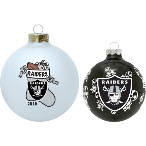 NFL Oakland Raiders Collectible and Traditional Ornament Set