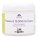 Derma E Deep Moisturizing Formula, Vitamin E 12,000 IU Creme,, 4 oz (113 g) (Pack of 3)