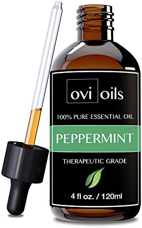#1 Peppermint Essential Oil - ULTRA-PREMIUM Quality - 100% Pure &amp; Natural Therapeutic Grade - LARGE 4 Oz