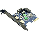 Anker&reg; Uspeed PCI-E to USB 3.0 2 Port Express Card, with 1 USB 3.0 20-pin Connector and 5V 4 Pin Male Power Connector