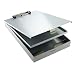 Aluminum Clipboard / Form Holder, Bottom Opening, Letter/ A4, Lacquer Finish CEB93007