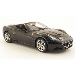 Ferrari California, schwarz, George Michael, Modellauto, Fertigmodell, Mattel 1:18
