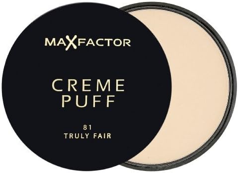 Max Factor Creme Puff Compact Powder - 81 Truly Fair by Max Factor (English Manual)