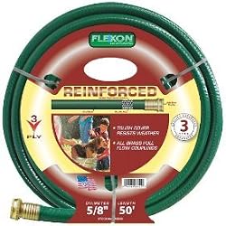 Flexon FR5880 5/8-Inch x 50-Foot 3-Ply Light Duty Garden Hose