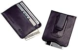 Leather Money Clip & Credit Card Holder