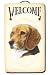 beagle26 - Large Hanging Welcome Slate Beagle Dog Gifts