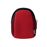 Neoprene Rugged Camera Case with Detachable Shoulder Strap and Key Ring (Re ....