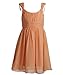 Fashion Plaza Girl's Cap Sleeve Chiffon Bridesmaid Flower Girl Dress K0117
