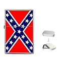 Flip Top Lighter of U.S. Confederate Rebel Battle Flag