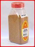 CAJUN SEASONING NO SALT FRESHLY PACKED IN LARGE JARS, spices, herbs, seasonings