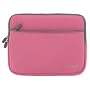 Toshiba Mini NB205-N330PK 10.1-Inch Netbook Neoprene Sleeve SlipCase (Invisible Zipper Dual-Pocket - Pink)