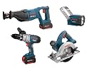 Bosch CLPK40-180 18-Volt Litheon 4 Tool Combo Kit