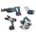 Bosch CLPK40-180 18-Volt Litheon 4 Tool Combo Kit
