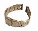 @ccessory 22mm Stainless Steel Metal Watch Band Strap With 2 Pins + Tool For Samsung Gear 2 R380 / Gear 2 Neo R381 / Gear Live R382 (Rose Gold - New Model)